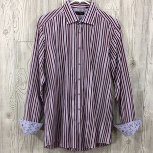 SAND COPENHAGEN Mens Striped Button Down Size 41 (16) Shirt